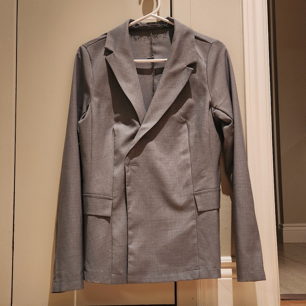 Grey SHEIN pants and jacket